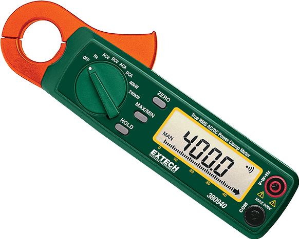 Teledyne FLIR LLC-380940-NIST Multimeters 400A AC/DC Watt Clamp-on