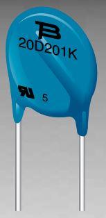 Bourns-MOV-20D182KK Varistor Var MOV 1100VAC/1465VDC 6500A 1800V Thru-Hole Radial Bulk