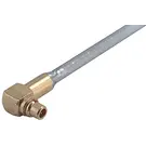 HUBER+SUHNER-22649044 Connector RF Conn MMCX 0Hz to 6GHz 50Ohm Solder RA Cable Mount PL Gold Over Nickel Bulk