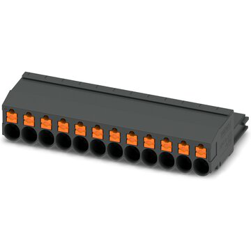 PHOENIX CONTACT-1233107 Steckverbinderleisten und Leiterplattenbuchsen PCB Connector Header Black Nominal Cross Section 4 mm