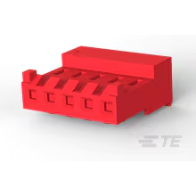 TE Connectivity-3-643819-5 Cabezales del conector y receptáculos PCB Conn IDC Connector F 5Power POS 3.96mm IDT RA Cable Mount Bag/Box