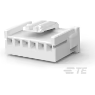 TE Connectivity-917690-1 Carcaza de cables discretos de conector Conn Housing PL 6 POS 2.5mm Crimp ST Cable Mount Natural Bag/Box