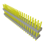 Conn Board Stacker HDR 46 POS 2.54mm Solder ST Top Entry Thru-Hole Bulk