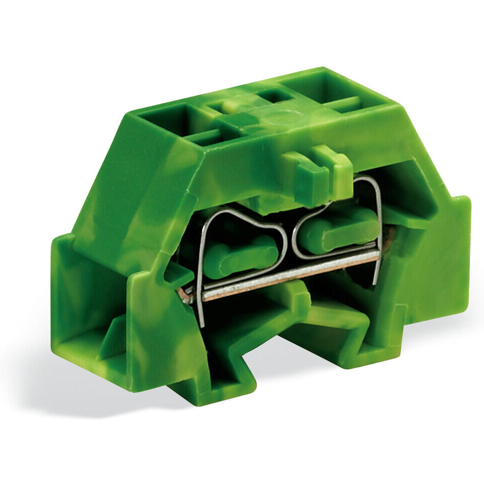 WAGO-260-357 Steckverbinder, Klemmenblöcke 4-Conductor end Terminal Block, without protruding snap-in mounting foot, for terminal strips with snap-in mounting feet