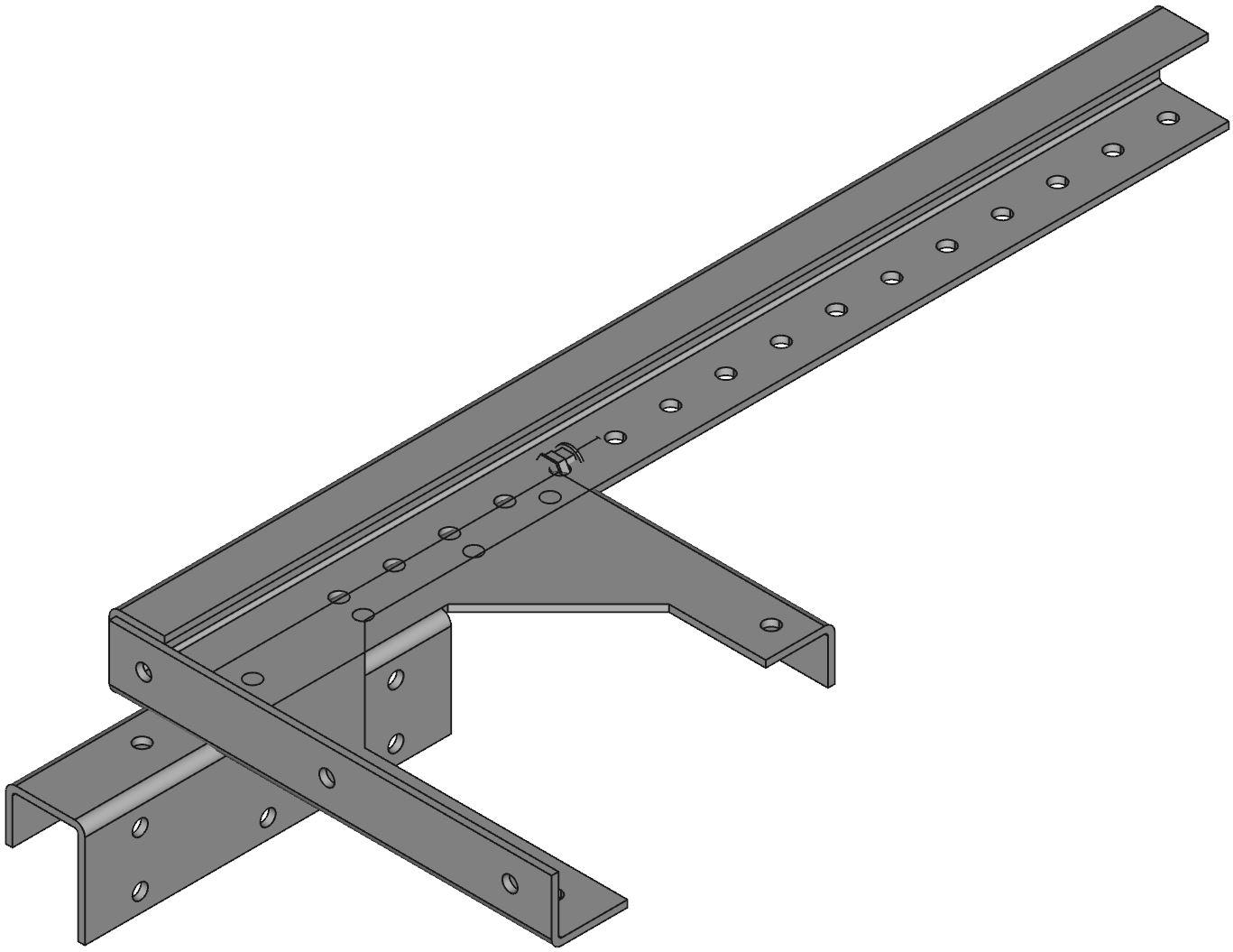 Hammond Manufacturing-CWHD6 Accessoires de câble Cable Accessories Hanger Steel Gray