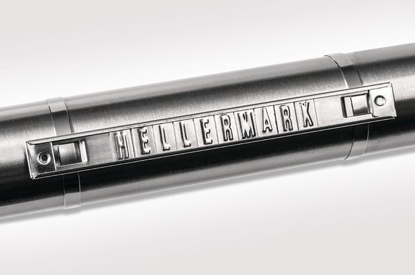 HellermannTyton-540-01210 Kabelmarkierungen Stainless Steel Pre-Embossed Marking System, Manual SSM