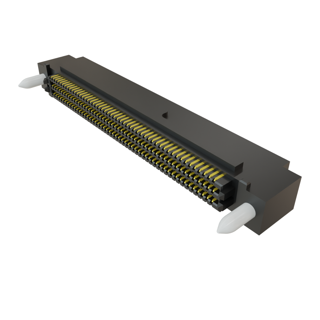 Samtec-SEAM-50-01-L-06-2-RA-GPTR Steckverbinderleisten und Leiterplattenbuchsen Conn Open Pin Field Array HDR 300 POS 1.27mm Solder RA Side Entry SMD SEARAY™ T/R