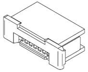 Molex-520430419 Steckverbinder, FFC-FPC Conn FPC Connector SKT 4 POS 1mm Solder RA Thru-Hole Tray