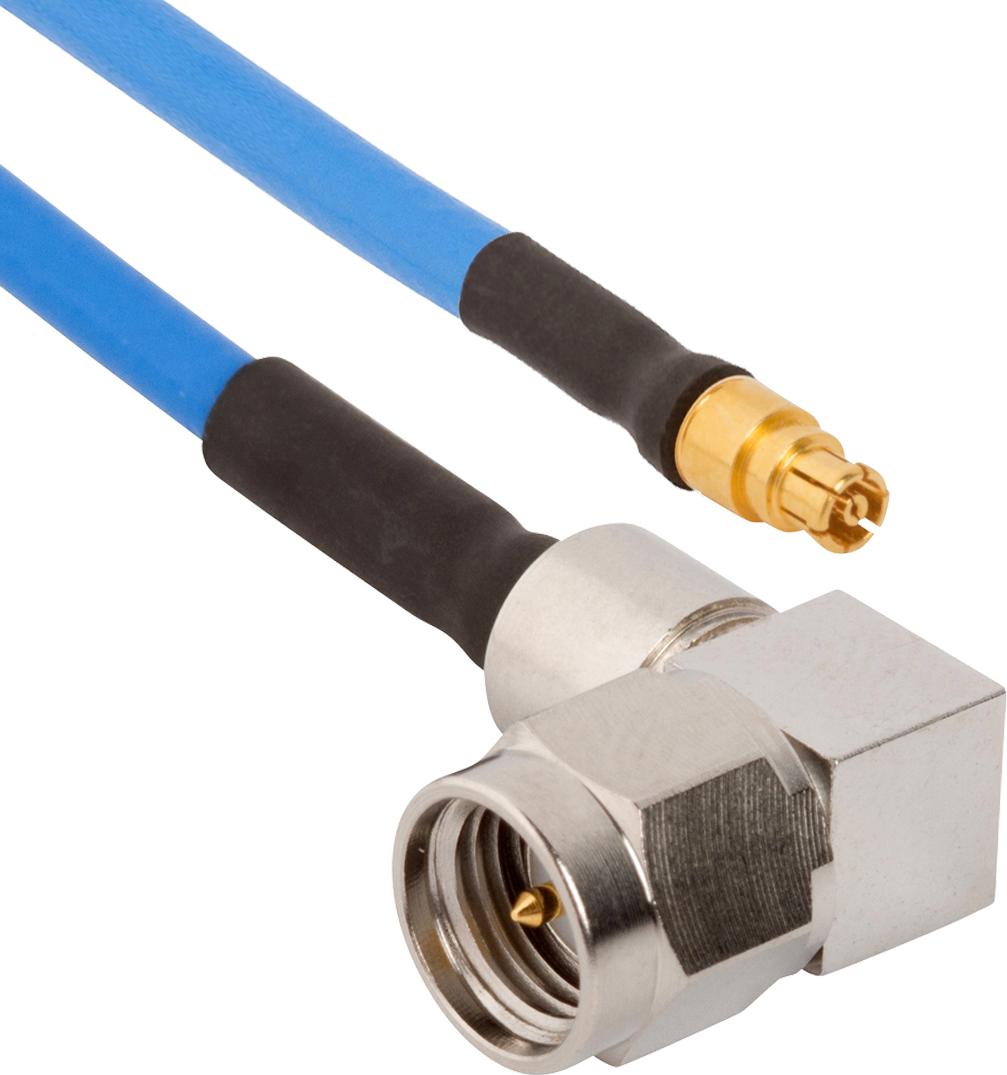 Amphenol-7029-3246 Kabelbaugruppen Koaxial Cable Assembly 0.085 T-FLEX 405 0.152m SMA to SMPM F-M Bag