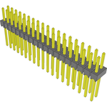 Conn Unshrouded Header HDR 38 POS 2.54mm Solder ST Top Entry Thru-Hole Bulk