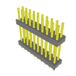 Conn Board Stacker HDR 20 POS 2.54mm Solder ST Top Entry Thru-Hole Bulk