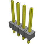 Conn Unshrouded Header HDR 4 POS 2.54mm Solder ST Top Entry Thru-Hole Bulk