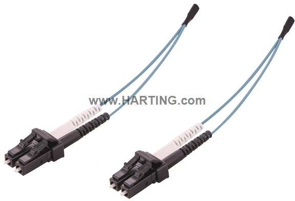 HARTING-33012410040027 Assemblaggio cavi in fibra ottica Cable Assembly Fiber Optic 4m Duplex LC to Duplex LC 2 to 2 POS PL-PL