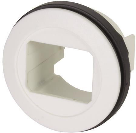 HARTING Technology Group-09454520003 Connector Accessories Connector Accessories Panel Feed Through Straight White