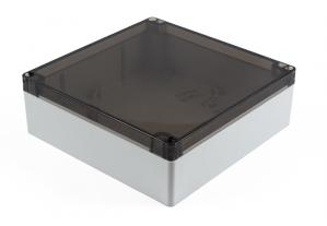 Hammond Manufacturing-1554W2GYSL Cajas, compartimentos y anaqueles Smoke/Light Gray Polycarbonate Wall Mount Watertight Enclosure
