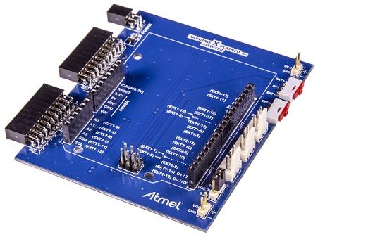 Microchip Technology-ATARDADPT-XPRO Herramientas y kits de desarrollo A3G4250D Specialized Interface Shield Board