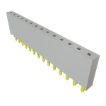 Conn Socket Strip SKT 14 POS 2.54mm Solder ST Top Entry Thru-Hole Bulk