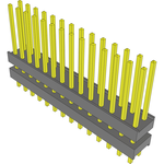 Conn Board Stacker HDR 28 POS 2.54mm Solder ST Top Entry Thru-Hole Bulk