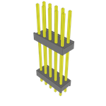 Conn Board Stacker HDR 10 POS 2.54mm Solder ST Top Entry Thru-Hole Bulk