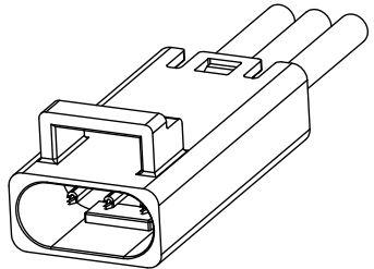 Amphenol Communications Solutions-FLHP3100 Lighting Accessories Harsh Connectors, FLH 2.5mm Pitch Connector, PIN TYPE, 3pin