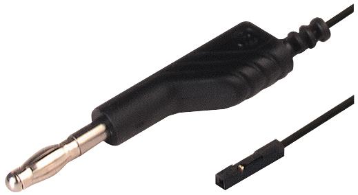 SKS Kontakttechnik-MAL N 4-0,64/100-0,25 BLACK Test and Measurement Accessories Test Lead Accessory