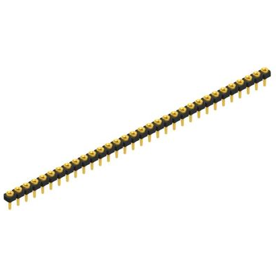 Fischer Elektronik-MK LP 018 32 G Steckverbinderleisten und Leiterplattenbuchsen Conn Socket Strip SKT 32 POS 2.54mm Solder ST Top Entry Thru-Hole