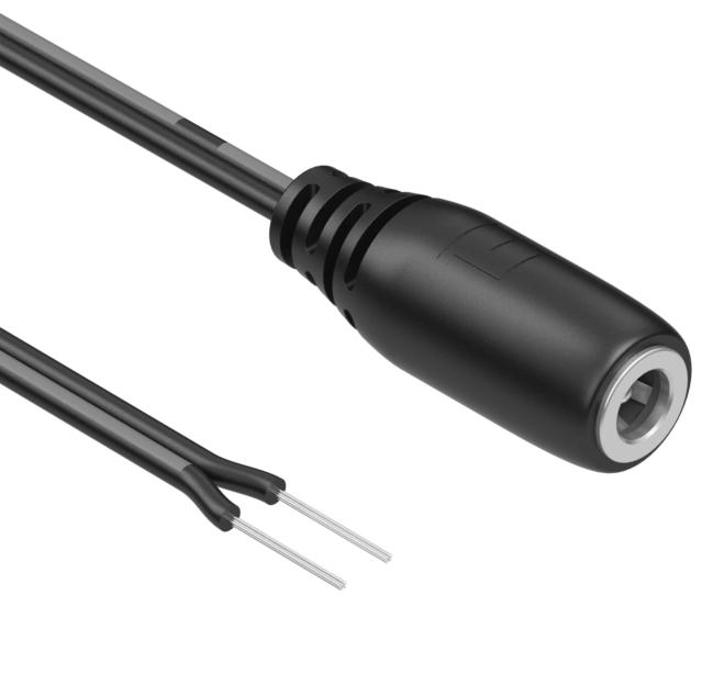 Tensility International-10-01116 Cable Assembly DC Power Cable Assembly 1.83m DC Power Jack 2POS F 24AWG