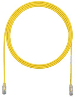 Panduit-UTP28SP3YL null Cable Assembly UTP Patch Cord 0.9m 28AWG RJ-45 to RJ-45 8 to 8 POS PL-PL Crimp-Crimp