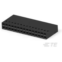TE Connectivity-1-104482-3 Gaine de câblage de raccordement discret Conn Housing RCP 30 POS 2.54mm Crimp ST Cable Mount Black Package