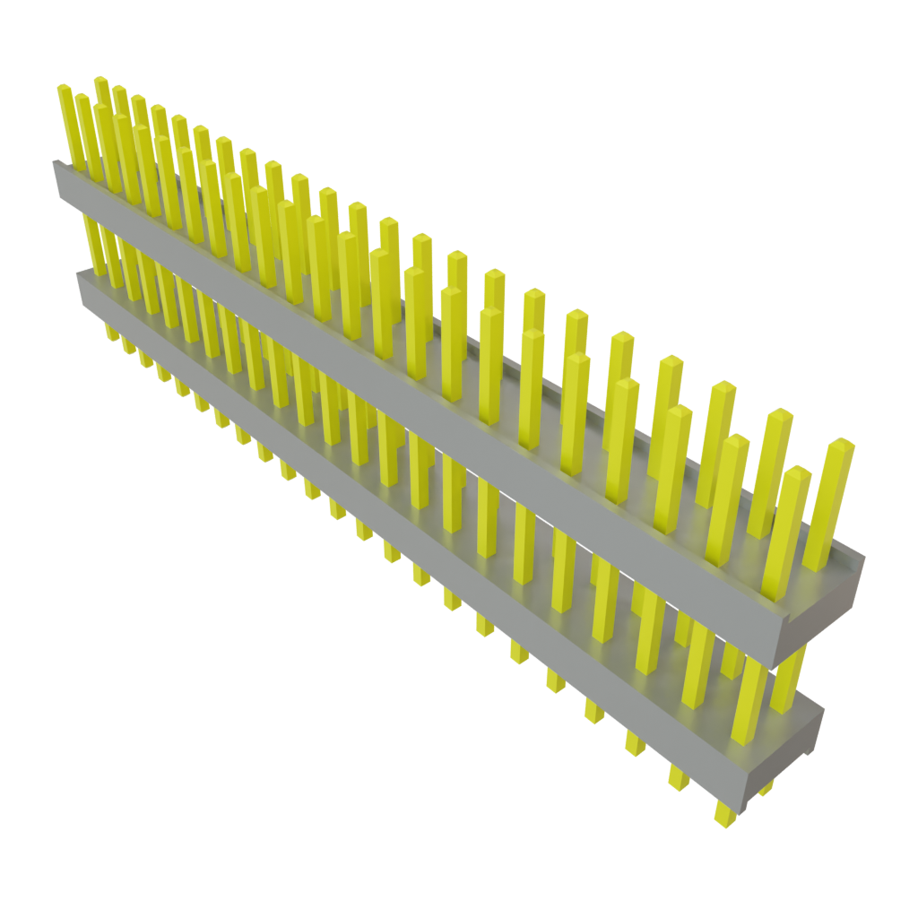Samtec-DW-23-09-L-D-420 Connector Headers and PCB Receptacles Conn Board Stacker HDR 46 POS 2.54mm Solder ST Top Entry Thru-Hole Bulk