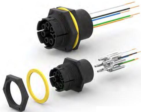 TE Connectivity-2829494-1 Assemblaggio cavo Altro Cable Assembly 0.396m 18AWG Power 5 POS M