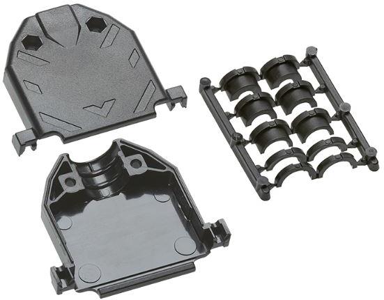 Cinch Connectivity Solutions-DCHC003 抽缩起动适配器 Backshell 180° C Shell Size Zinc Steel