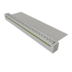 Cable Assembly 0.711m 28AWG 1mm 50 POS IDC Connector F TIGER EYE™ Bulk