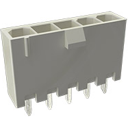 Amphenol Communications Solutions-10136647-052221LF Cabezales del conector y receptáculos PCB Conn Wire to Board HDR 5 POS 4.2mm Solder ST Top Entry Thru-Hole Tray