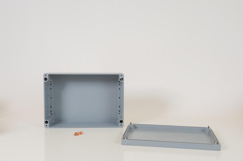 ROSE Systemtechnik GmbH-012333110  Gray Die Cast Aluminum Wall Mount Standard Enclosure