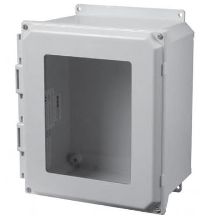 Hammond Manufacturing-PJU181610LW Boîtes, boîtiers et supports Fiberglass Polyester Flange Mount Junction Box