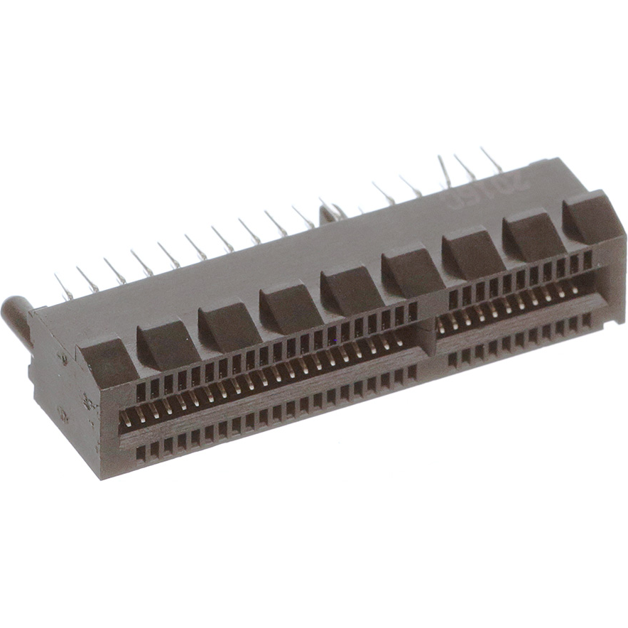 Molex-0877159106 Connector Card Edge Conn PCI Express Card Edge SKT 64 POS 2mm Solder ST Thru-Hole PCI Express Tray