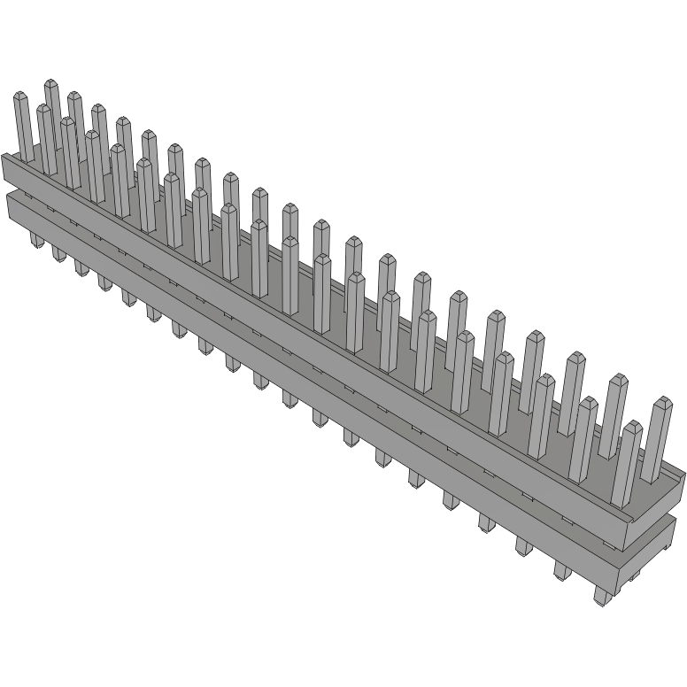 Samtec-TW-20-02-T-D-155-075 Cabezales del conector y receptáculos PCB Conn Board Stacker HDR 40 POS 2mm Solder ST Thru-Hole Bulk