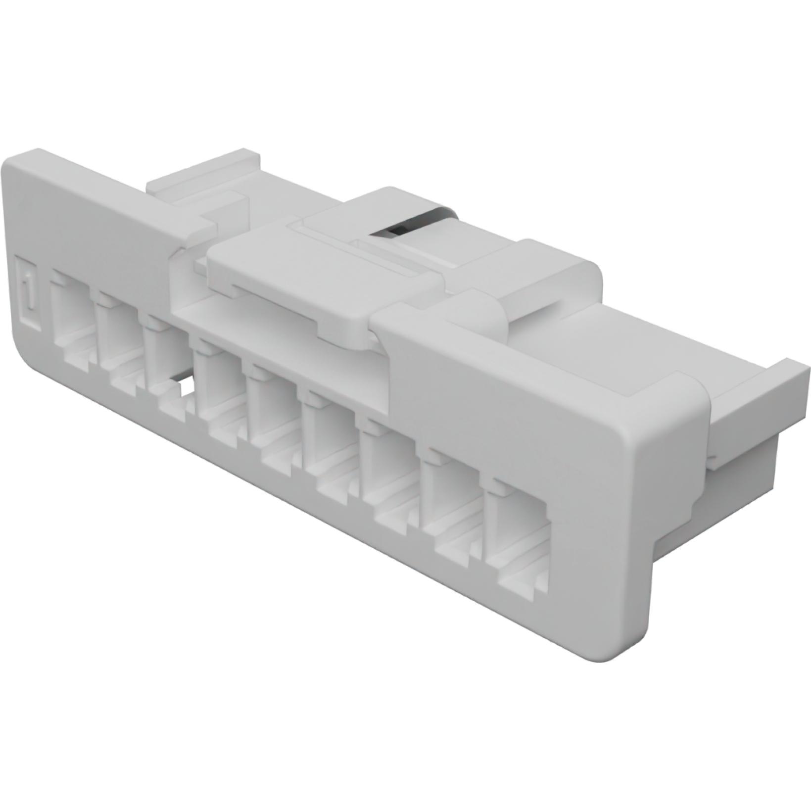 Molex-5601230900 Gaine de câblage de raccordement discret Conn Housing RCP 9 POS 2mm Crimp ST Cable Mount White DuraClik Bag