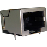Amphenol Communications Solutions-RJLSE-40181-01 Steckverbinder, Telefon und Telekommunikation Modular Jack - Right Angle, Input Output Connectors 6P6C, SMT, Shield, Without LEDs