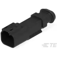 Deutsch Group-DT04-2P-EE01 Connector Discrete Wire Housing Conn Housing RCP 2 POS 5.46mm Crimp ST Cable Mount Black Box