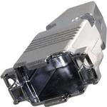 Cinch Connectivity Solutions-40-9709HM バックシェル Hood 180° E Shell Size Chrome Zinc Alloy