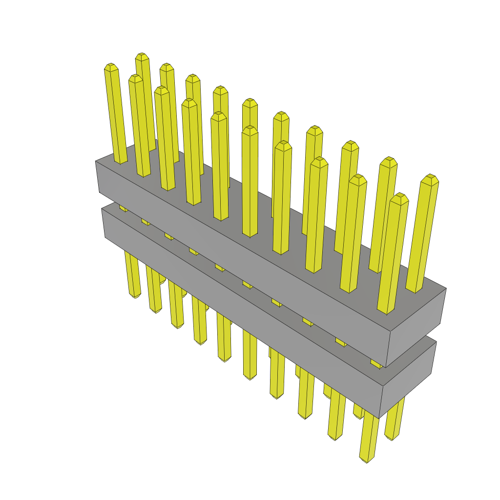 Samtec-TW-10-05-L-D-200-175 Steckverbinderleisten und Leiterplattenbuchsen Conn Board Stacker HDR 20 POS 2mm Solder ST Thru-Hole Bulk