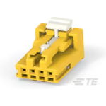 Conn Housing PL 4 POS 2.54mm Crimp ST Cable Mount Yellow Tray