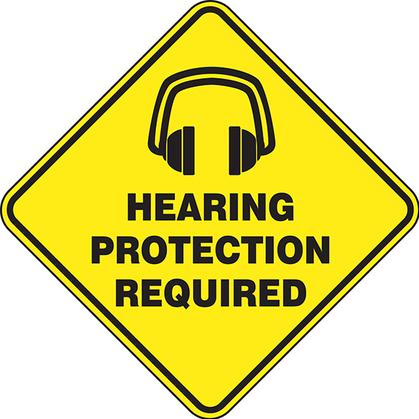 Panduit-PFM0061 Beschriftungen Labels FLR Sign Vinyl Black/Yellow 431.8x431.8mm