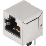 Weidmuller-1433910000 电话及电信连接器 RJ45 Jacks, Cat 6, 8 Pole, R/A, THT