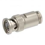 Conn Coaxial 0Hz to 0.5GHz 78Ohm Clamp ST Cable Mount PL Silver