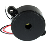 Audio Indicator Piezo 3VDC 24VDC 10mA 12VDC 95dB Flange Mount Wire Lead