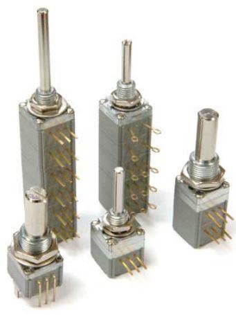 BI Technologies-P260P-S2BS3CB500K Resistor, capacitores variables, potenciómetres y reostates Res Conductive Plastic POT 500K Ohm 10% 0.5W(1/2W) 1(Elec)/1(Mech)Turns 6.35mm Pin Panel Mount/Through Hole Box/Tray