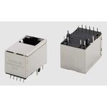 taoglas-TMJD4835-8KB51NL Steckverbinder, Telefon und Telekommunikation RJ45 connector with integrated magnetics 1G Base-T Vertical with THT mount and LED Green/Yellow, Yellow/Green